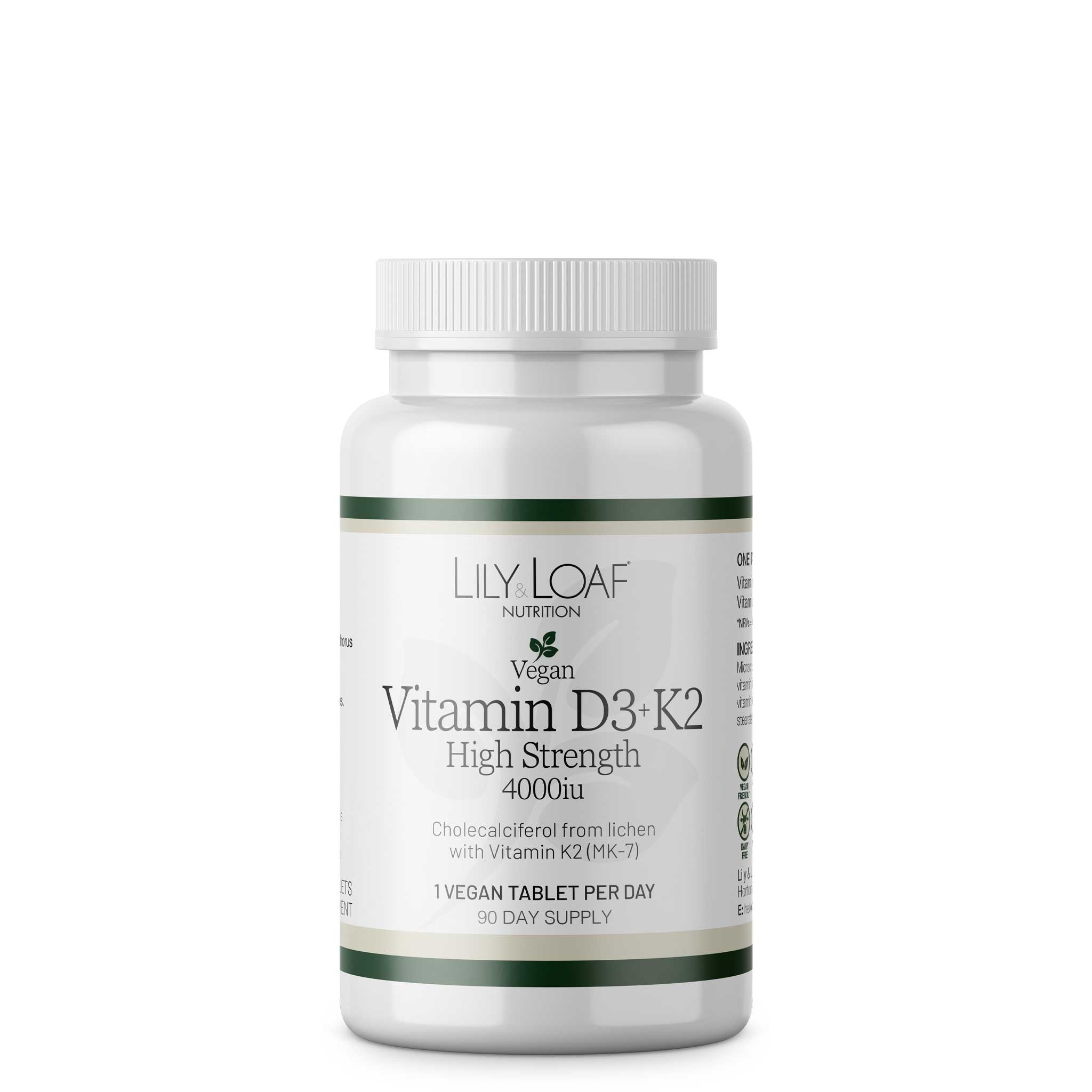 Vitamin D3 + K2 High Strength