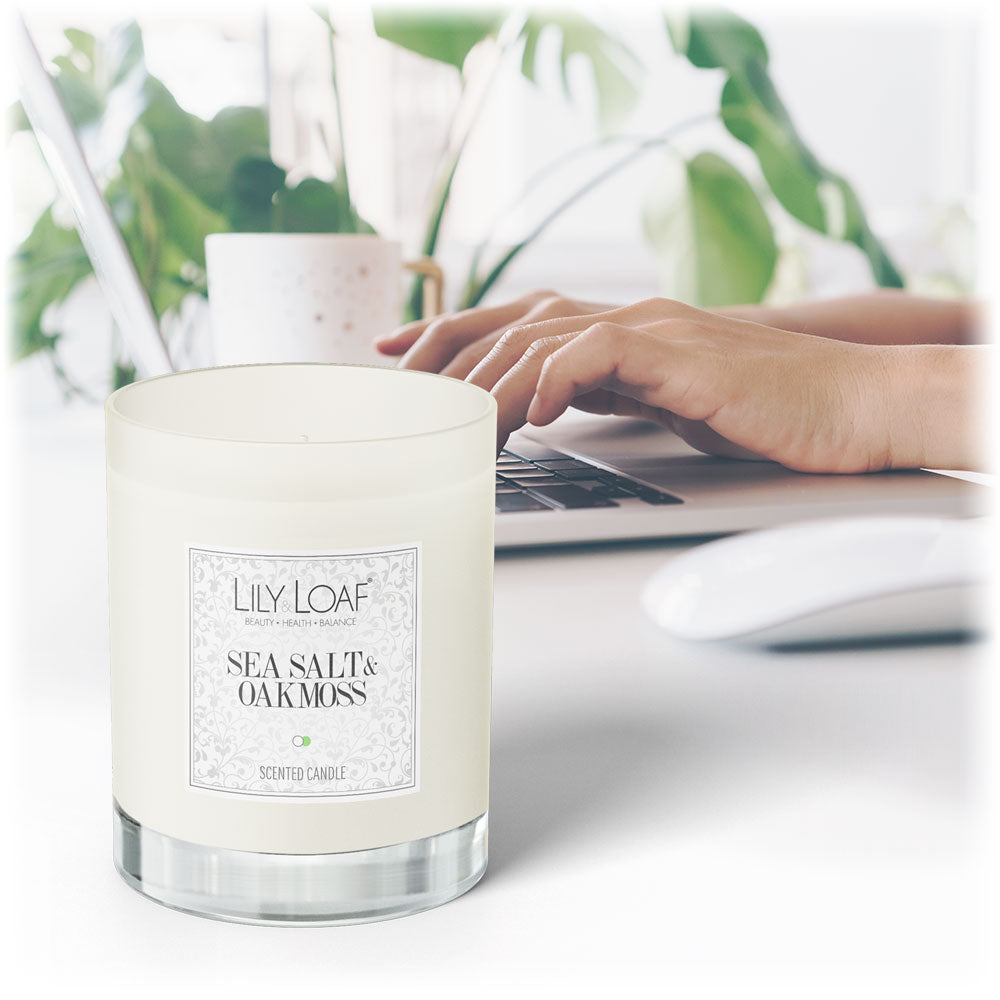 Sea Salt & Oakmoss Soy Wax Candle