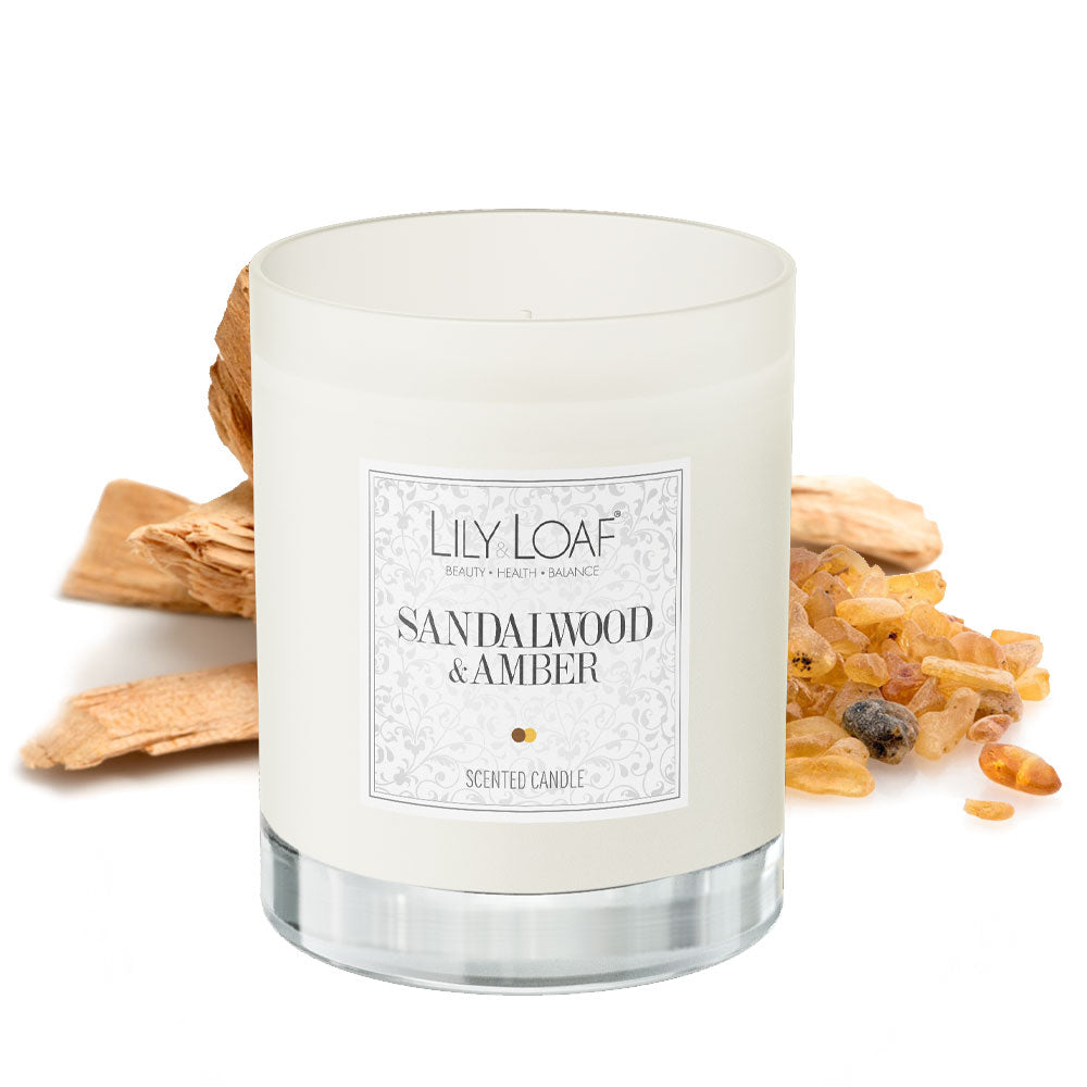 Sandalwood & Amber Soy Wax Candle