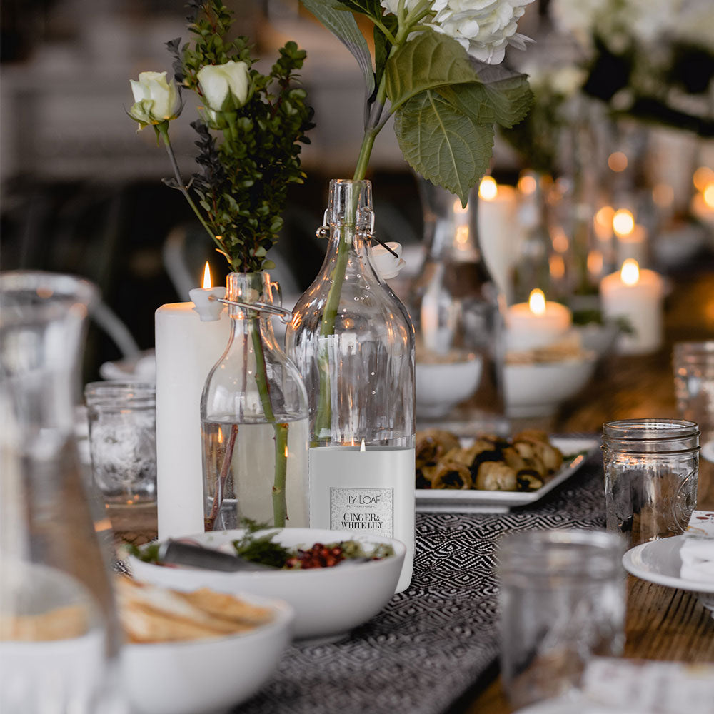 Ginger & White Lily Soy Wax Candle