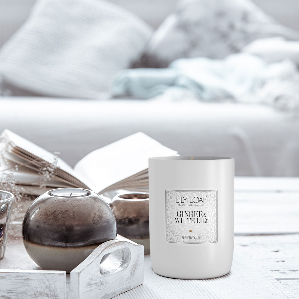 Ginger & White Lily Soy Wax Candle