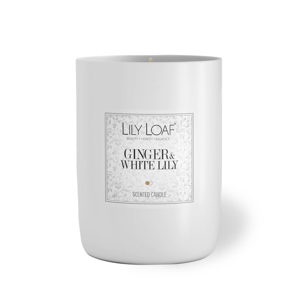 Ginger & White Lily Soy Wax Candle