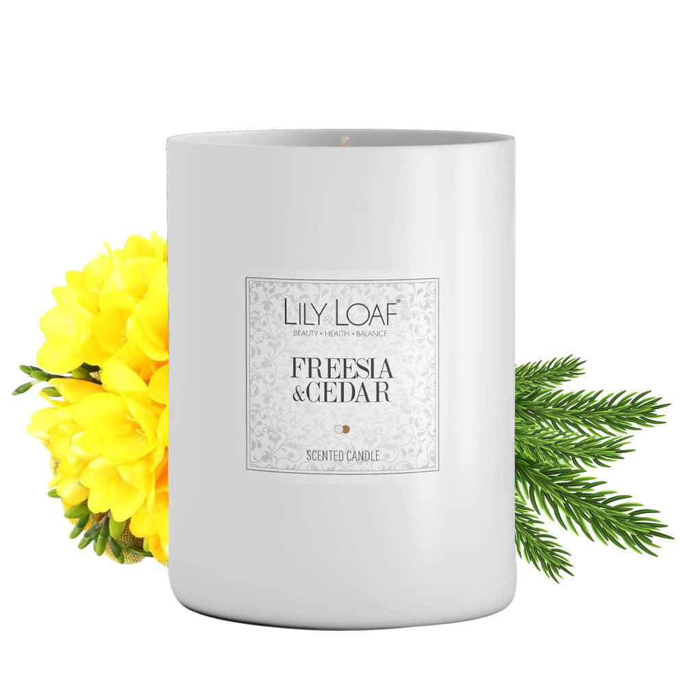 Freesia & Cedar Soy Wax Candle