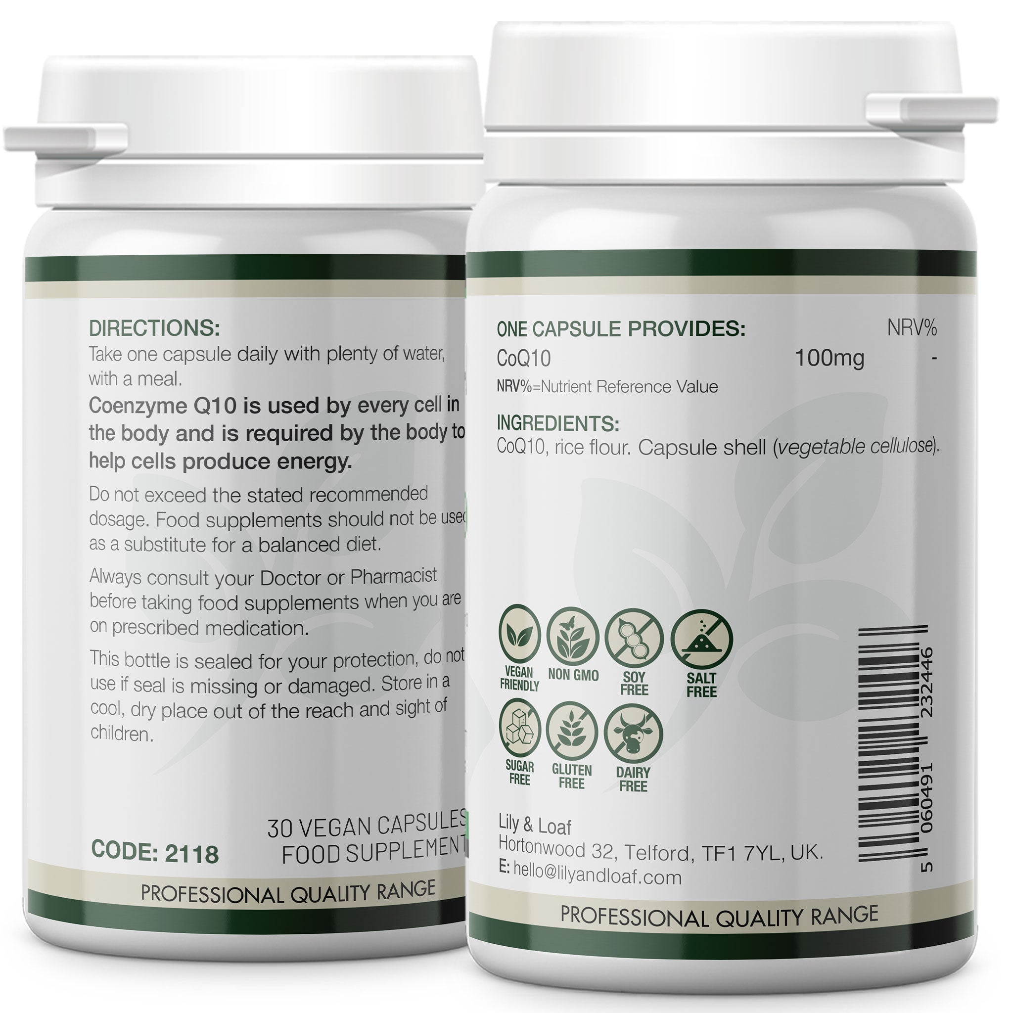 CoQ10 Ubiquinone 100mg