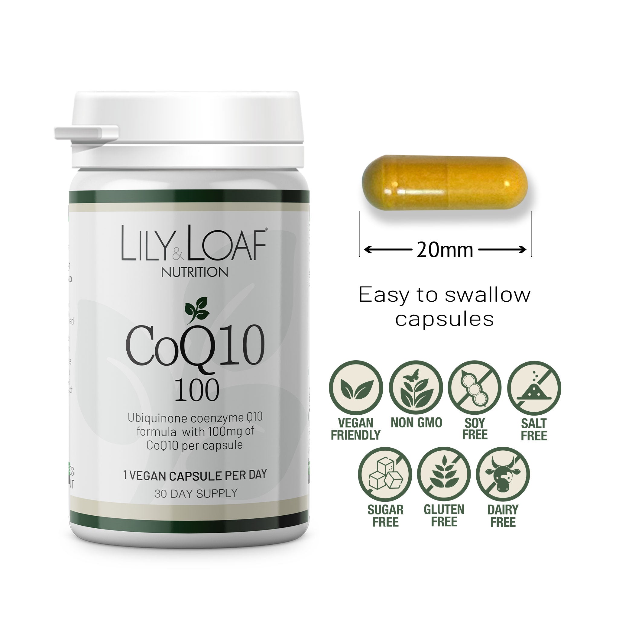 CoQ10 Ubiquinone 100mg