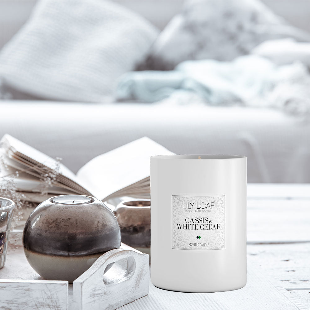 Cassis & White Cedar Soy Wax Candle