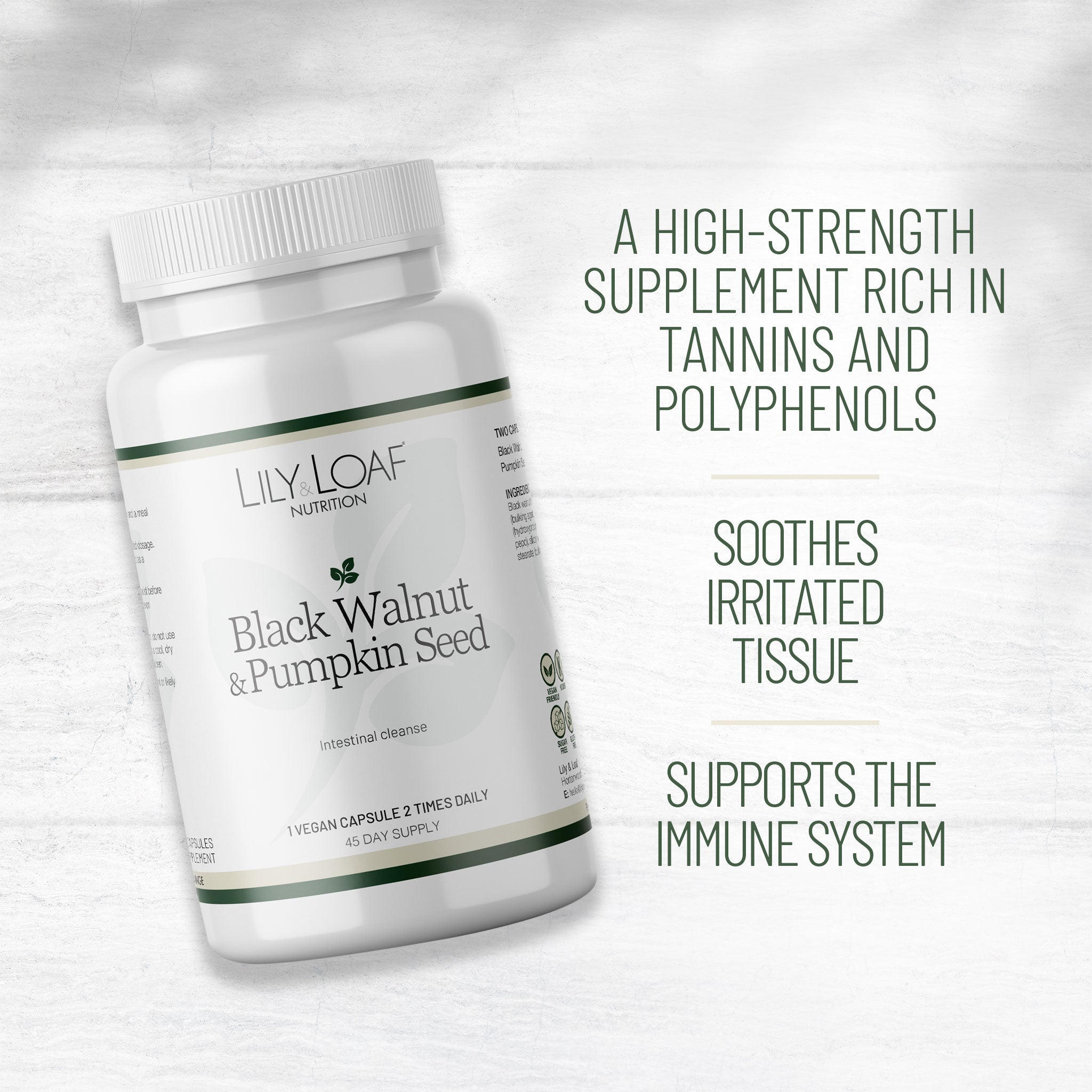 Black Walnut & Pumpkin Seed Intestinal Cleanse